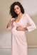 Ночнушки для годування Нічна сорочка для вагітних і годуючих Alisa, світло-рожевий, Юла Мама Фото №6