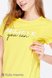Футболки для беременных Трикотажная футболка для беременных и кормящих DONNA, желтый, Юла мама Фото №2
