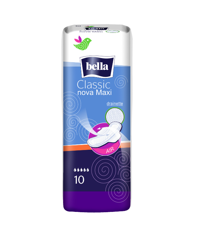 Гігієнічні прокладки Прокладки жіночі Classic Nova Maxi 10шт, Bella