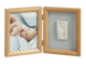 Бебі Арт - пам'ятні подарунки Подвійна рамка для відбитків дитячої ручки / ніжки натуральна, Baby art Фото №1