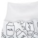 Ползунки Комплект для новорожденных 3 предмета (распашенка, ползунки, шапочка), бело-черный, ТМ Фламинго Фото №3