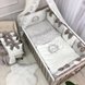 Постільна білизна Комплект постільної білизни в ліжечко Elegance, 6 елементів, какао, Маленька Соня Фото №5