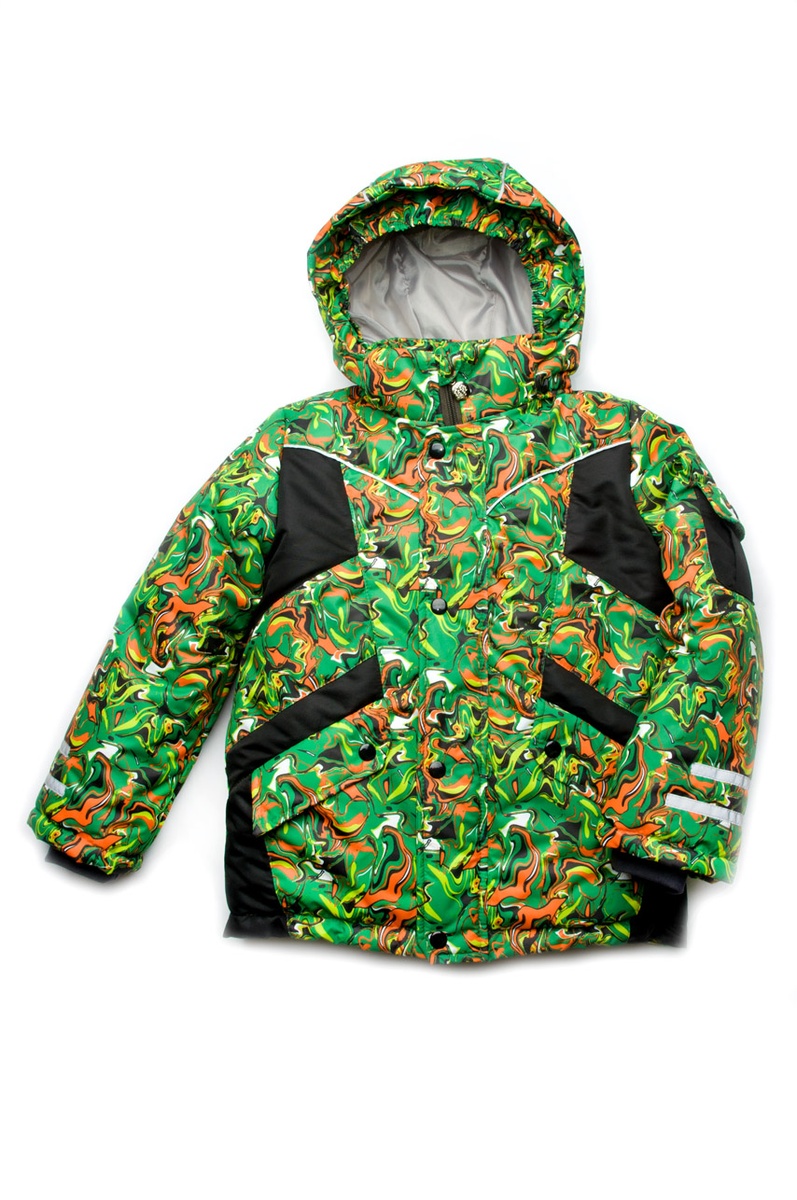 Куртки і пальта Куртка зимова для хлопчика Art green, Модний карапуз