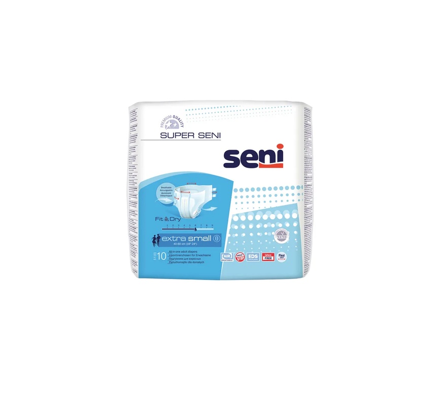 Підгузки для дорослих Super Seni, extra small, 10 шт, Seni
