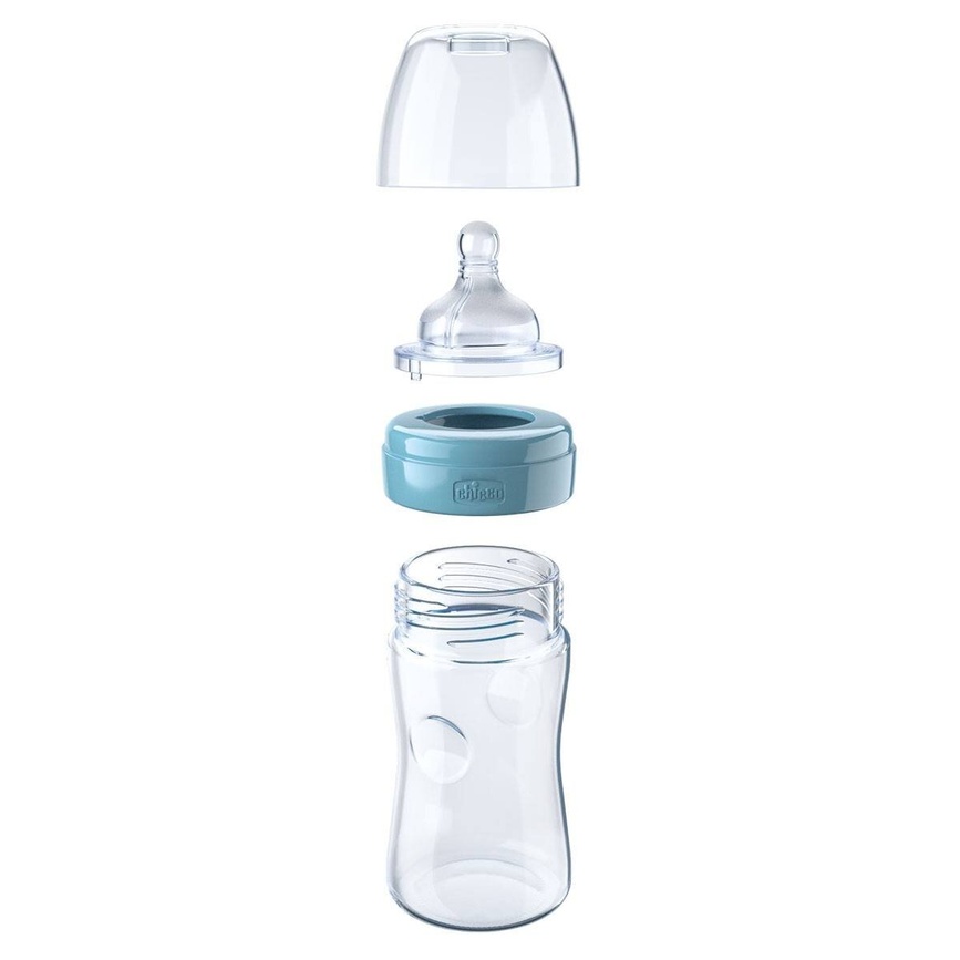 Пляшечки Бутылочка пластик Well-Being, 150 мл, соска силикон, 0 m+, нормальный поток, нейтральная, Chicco