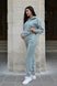 Спортивные костюмы Спортивный костюм для беременных и кормящих мам, серо-зеленый, ТМ Dianora Фото №7