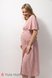 Плаття на кожен день Сукня для вагітних і годуючих мам VANESSA молочні гілочки на пудровому фоні, Юла мама Фото №3