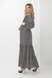 Платья на каждый день Платье макси для беременных и кормящих, черно-белое, ТМ Dianora Фото №4