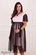 Платья на каждый день Праздничное платье DOROTIE для беременности и кормления, нежно-розовый с черным фатином, Юла Мама Фото №2