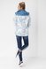 Куртки для вагітних Куртка для вагітних зі вставкою, блакитна з білим, ТМ Dianora Фото №2