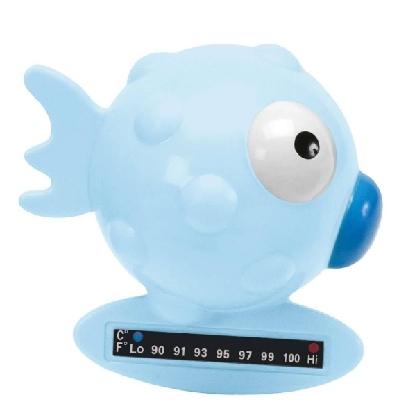 Термометры Термометр для измерения температуры воды Рыбка, голубой, Chicco