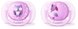 Пустушки Пустушка силіконова ультрам’яка для дівчинки, 0-6 міс, 2 шт, SCF227/20, Avent Фото №1