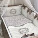 Постелька Комплект постельного белья в кроватку Elegance, 6 элементов, какао, Маленькая Соня Фото №2