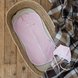 Пелюшки-кокони Євро пелюшка на блискавці + шапочка Капітонов 0-3 міс, рожева, MagBaby Фото №1