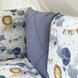 Постелька Комплект постельного белья в кроватку Happy night Львенок с машинкой, синий, 6 элементов, Маленькая Соня Фото №9