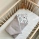 Летние конверты Плед- конверт с одеялом Baby Dream Серые веточки, серый, Маленькая Соня Фото №1