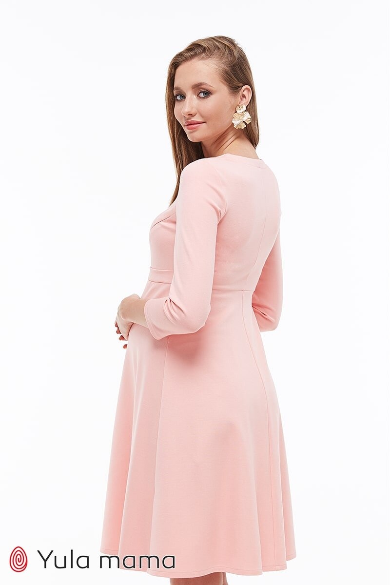 Платье ELOIZE для беременных и кормящих, Юла мама, Рожевий, S
