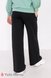 Штани Стильні широкі штани з розрізами спереду для вагітних, PAIGE, чорний, Юла мама Фото №3
