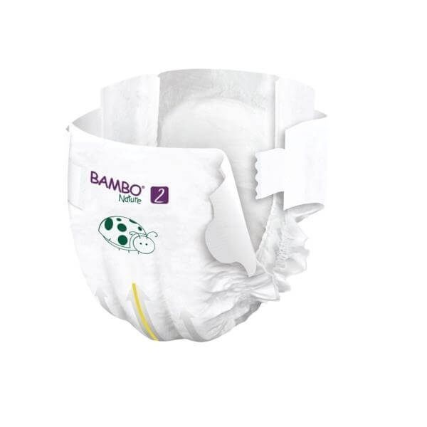 Подгузники Эко Подгузники Bambo Nature 2 (3-6 кг), 30 шт. , Bambo Nature