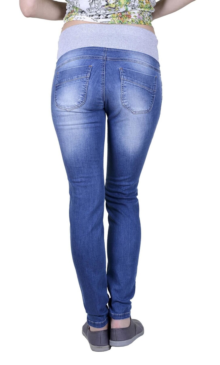 Джинсы Брюки джинсовые для беременных 1095653-1 синий варка 1, To be