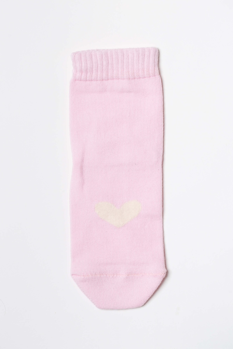 Шкарпетки Шкарпетки дитячі Серця, набір 3 шт, рожевий, молочний, м'ятний, Мамин Дом