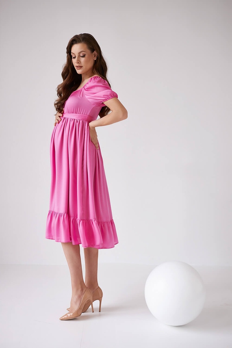 Платье для беременных 2103 1545, розовое, ТМ Dianora, Розовый, S