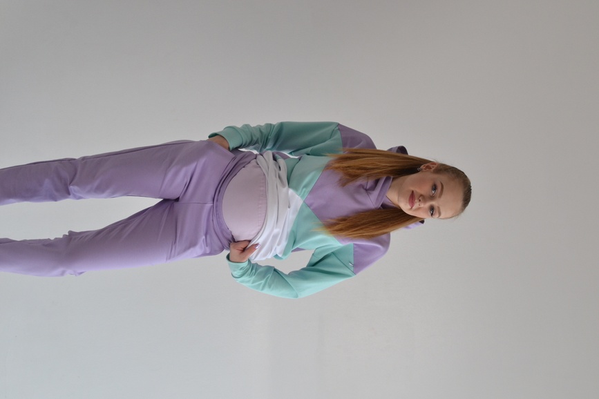 Спортивные костюмы Спортивный костюм Margo для беременных и кормящих, лаванда-мята, Dizhimama