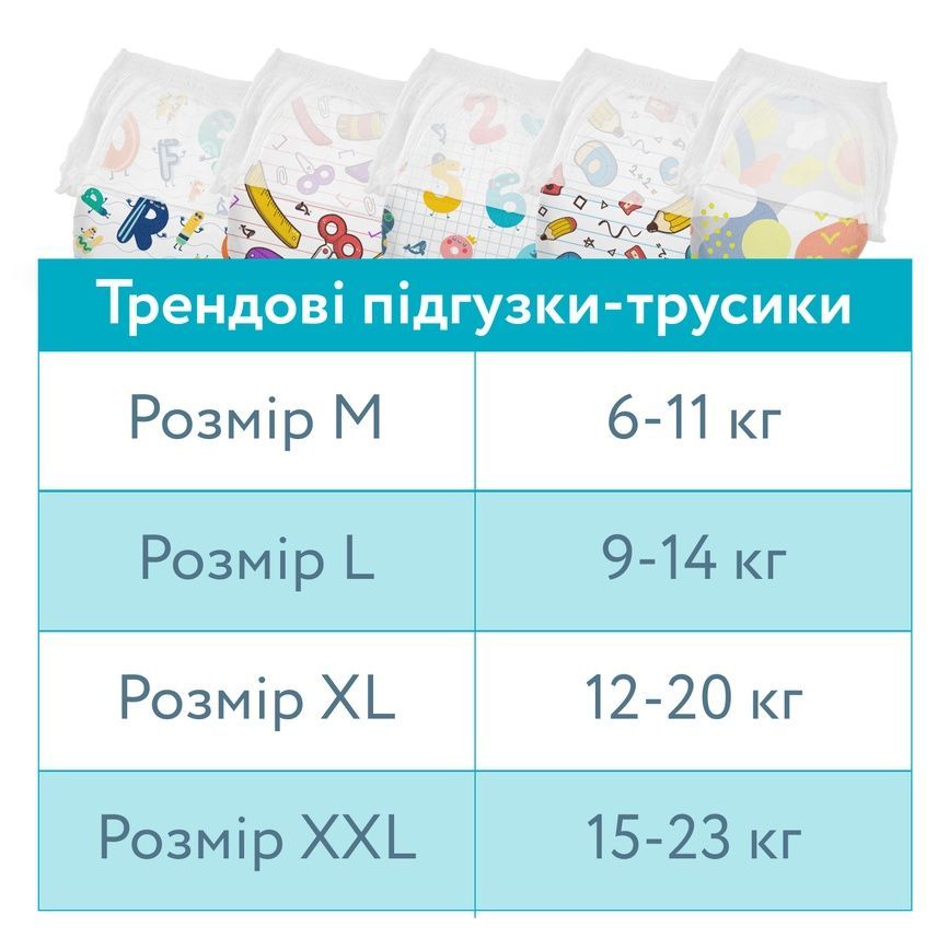 Подгузники Подгузники-трусики Offspring Fun Figures, размер M, 6-11 кг, 42 шт., Offspring