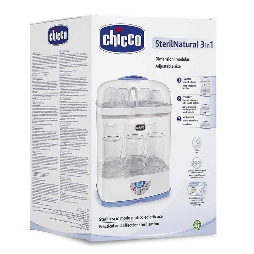 Стерилізатор Стерилізатор пляшок з дитячим харчуванням 3в1, Chicco