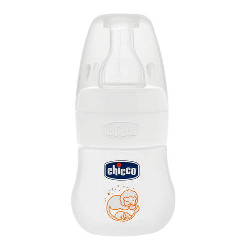 Бутылочки Бутылочка пластиковая Micro, 60 мл, силиконовая соска, 0м+, нормальный поток, Chicco