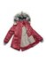 Куртки и пальто Куртка парка зимняя детская, бордовая, Модный карапуз Фото №3