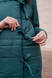 Пуховики для вагітних  Пальто-ковдра двостороннє для вагітних 3146274, темно-зелений, To be Фото №3