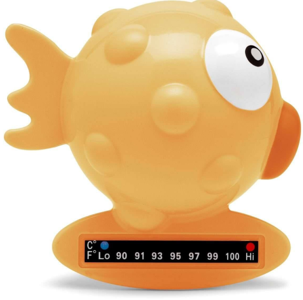Термометры Термометр для измерения температуры воды Рыбка, оранжевый, Chicco