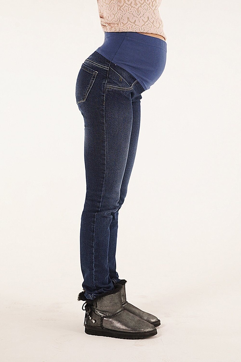 Джинсы Брюки джинсовые для беременных 1106688-3 синий варка 2, To be