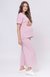Спортивные костюмы Костюм в рубчик летний Nona для беременных и кормящих, розовый, Dizhimama Фото №2