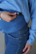 Джинси Джинси straight класичного крою з подвійною підтримкою живота для вагітних, синій, ТМ To be Фото №2
