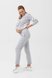 Спортивные костюмы Костюм спортивный для беременных и кормящих мам серый с белыми полосками, ТМ Dianora Фото №4