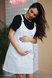 Сарафаны для беременных и кормящих Сарафан из джинсовой ткани для беременных, белый, To be Фото №4
