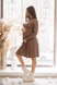 Платья на каждый день Платье для беременных и кормящих мам 4287138, коричневое, To be Фото №3