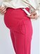 Штаны Джогеры демисезон Zarina для беременных, малиновый, Dizhimama Фото №5