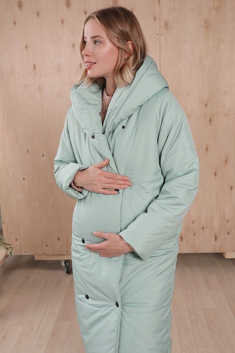 Куртка для беременных, To be, Блакитний, 42