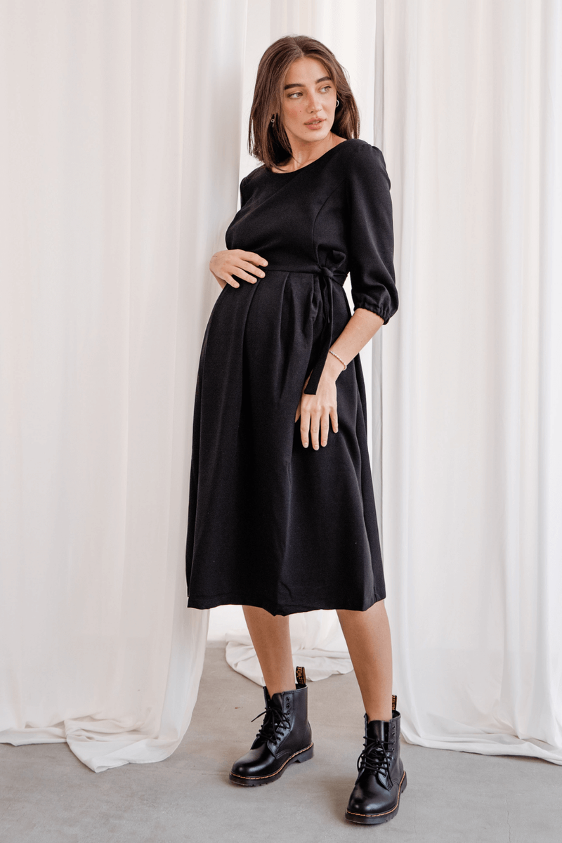Платье для беременных 308206 Черный, To be, Черный, 42