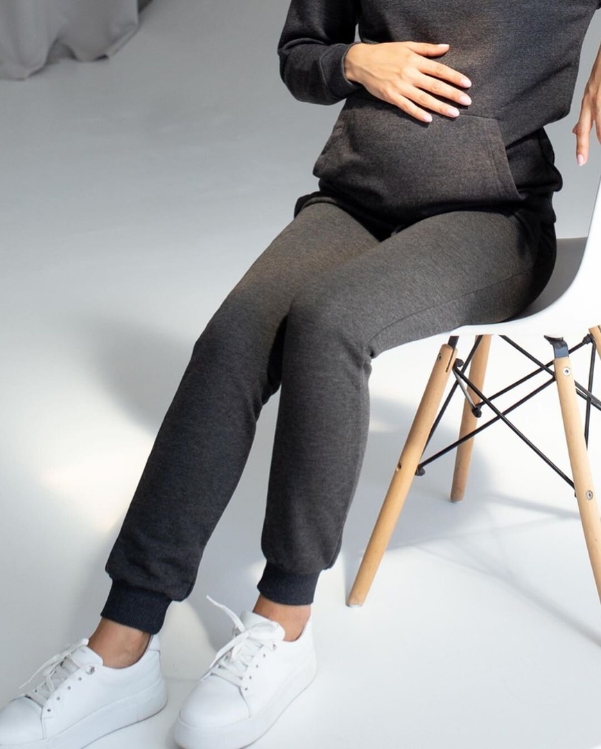 Спортивные костюмы Спортивные штаны для беременных темно-серый, DISMA