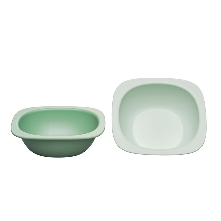Посуд для дітей Мисочка для годування глибока Зелена серія, зелений, 2шт., Nip
