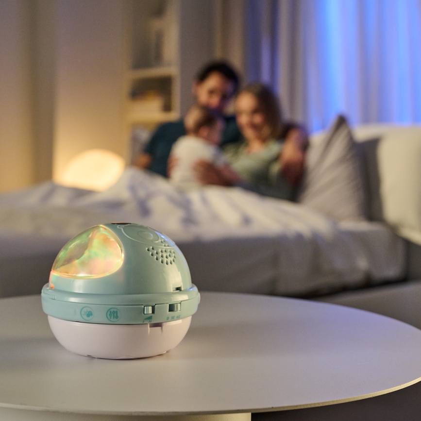 Мобили на кроватку Мобиль-проектор на кроватку 3 в 1, голубой, Chicco "Радуга", Chicco