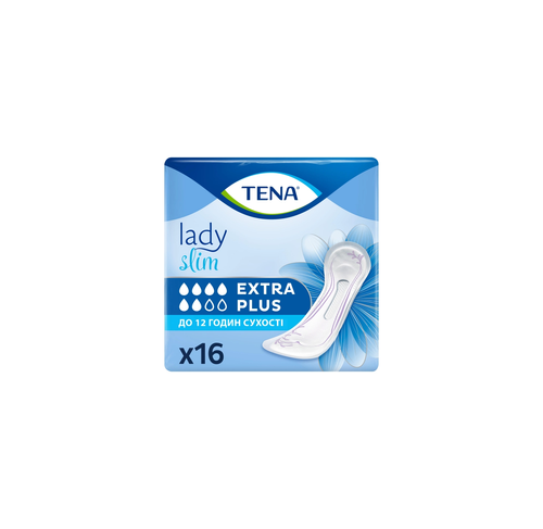 Післяпологові і урологічні прокладки Урологічні прокладки Tena Lady Slim Extra Plus 16 шт, Tena