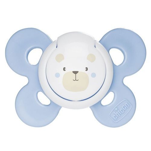 Пустушки Пустушка Physio Comfort, силікон, 0-6 m (2шт), блакитна, Chicco
