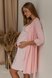 Ночнушки для годування Ночнушка для вагітних і годуючих мам MONIKA NEW, рожева, Юла мама Фото №4