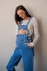 Комбінезоны для вагітних Напівкомбінезон для вагітних 4232491, блакитний, To be Фото №5