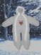 Демисезонные комбинезоны Пуховый комбинезон-трансформер Baby Walk, Зима+ демисезонный, белый, ТМ Ontario Linen Фото №2